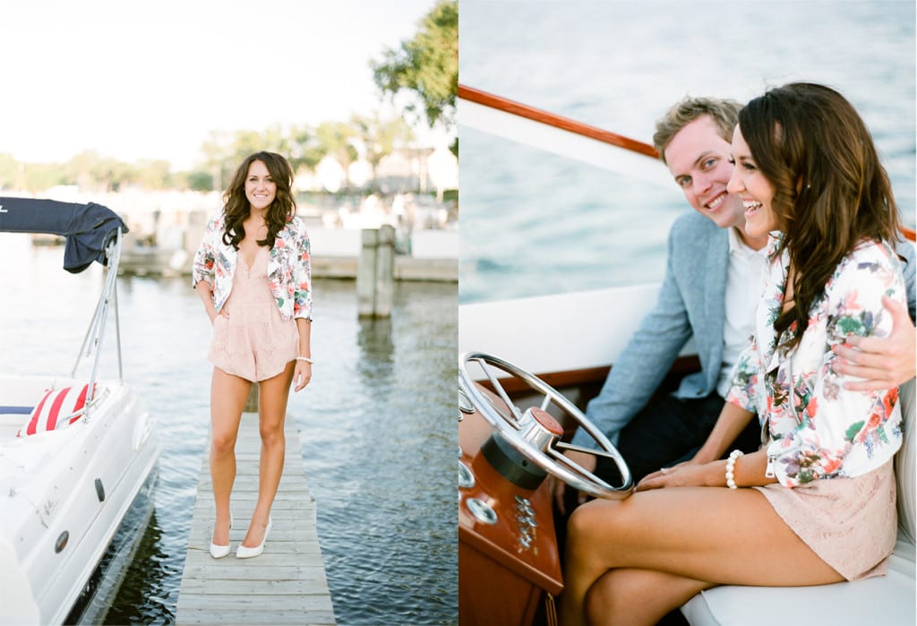 Heated Airbrush Tanning Tips for Brides_Dedra and Andy_Laura Ivanova Photography_engagement_boat_1