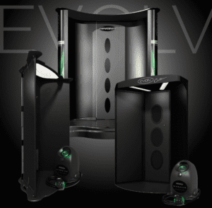 Evolv Background Logo with Backdrops and Sidekicks