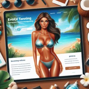 Evolv Tanning Website ai