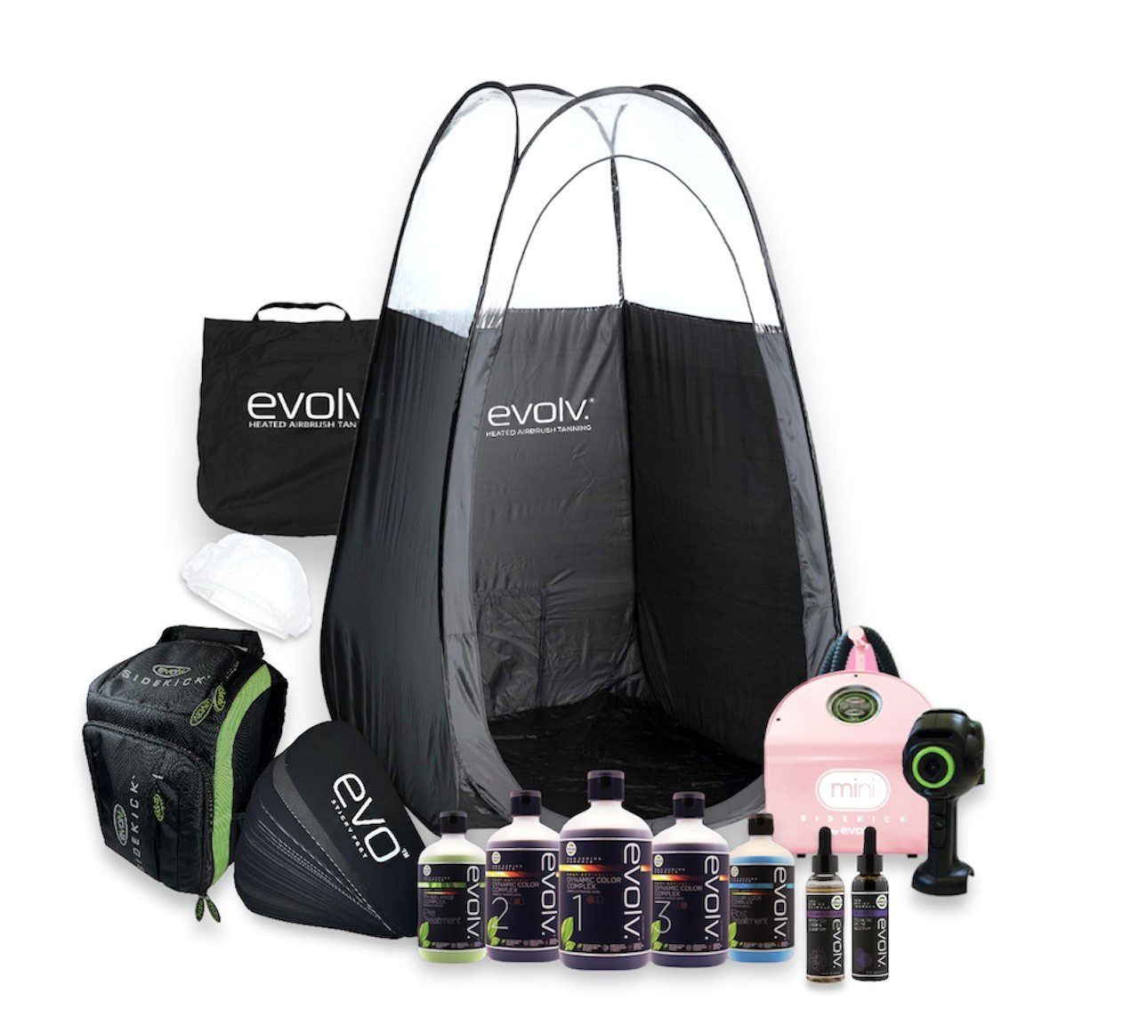 Full Sidekick Mini (Pink) Business Kit with Pop Up Tent and Evolv Products