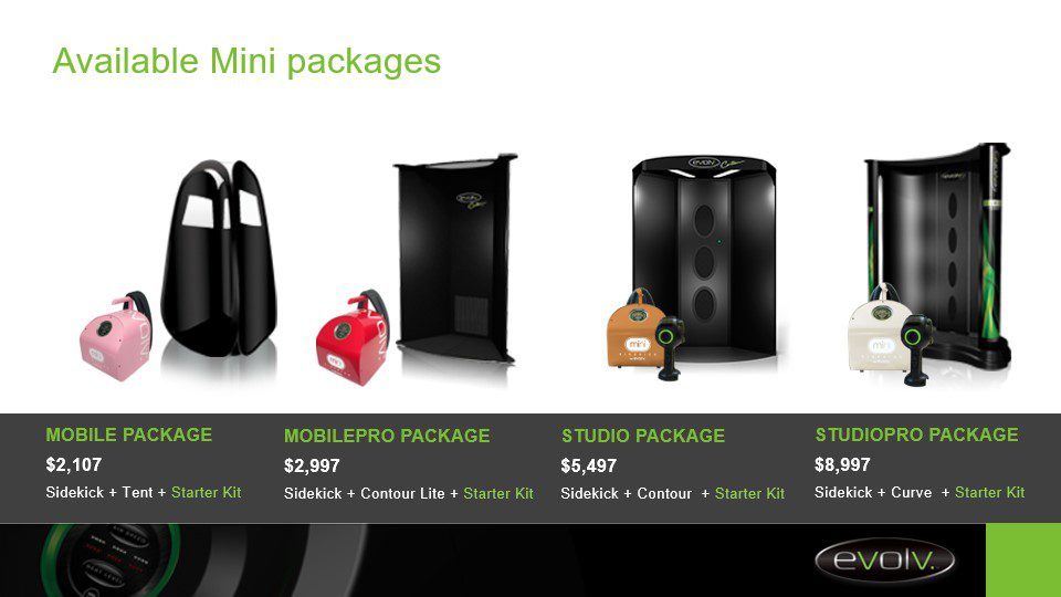 Available Mini Sidekick Packages